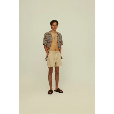 OAS Short Beige Linen 
