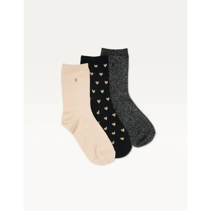 Odaje Women's Socks Fantaisie Petit Coeur 3-Pack ΑΞΕΣΟΥΑΡ