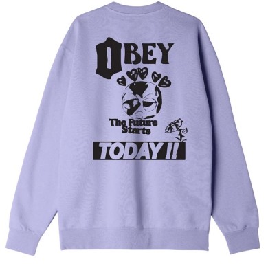 Obey Crewneck The Future Starts Today Obey Crewneck The Future Starts Today