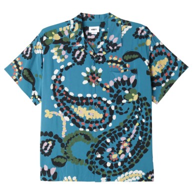 Obey S/S Shirt Paisley Dots Woven