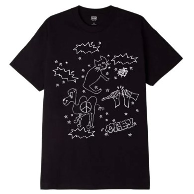 Obey S/S T-Shirt Cat & Camel Classic Tee MEN