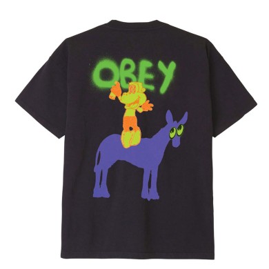 Obey Κοντομάνικο Μπλουζάκι Donkey Heavy Weight Tee