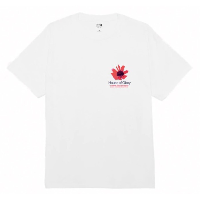 Obey S/S T-Shirt House Of Obey Floral Obey S/S T-Shirt House Of Obey Floral