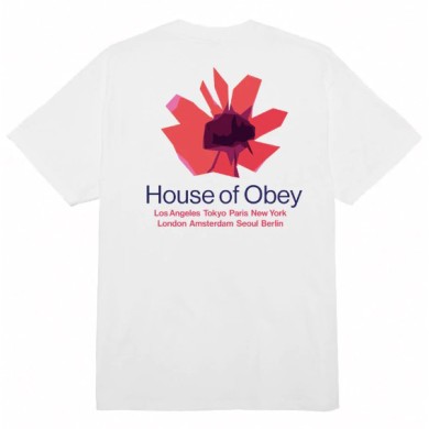 Obey S/S T-Shirt House Of Obey Floral Obey S/S T-Shirt House Of Obey Floral