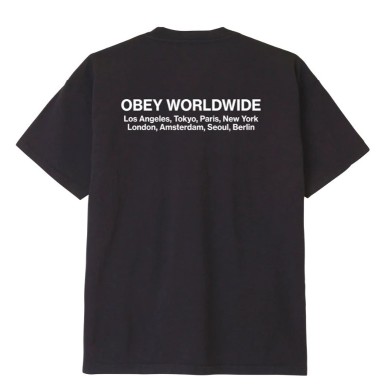 Obey S/S T-Shirt Worldwide Cities Obey S/S T-Shirt Worldwide Cities