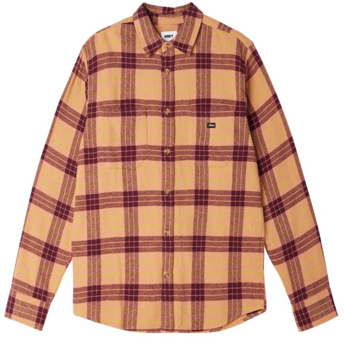 Obey Shirt Arnold Woven L/S