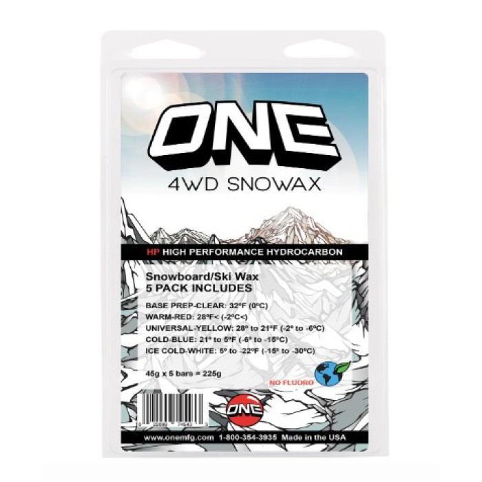 Oneball Snow Wax 4WD 5 Pack