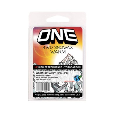Oneball Snowboard Wax 4WD Warm Mini Claim 65gr