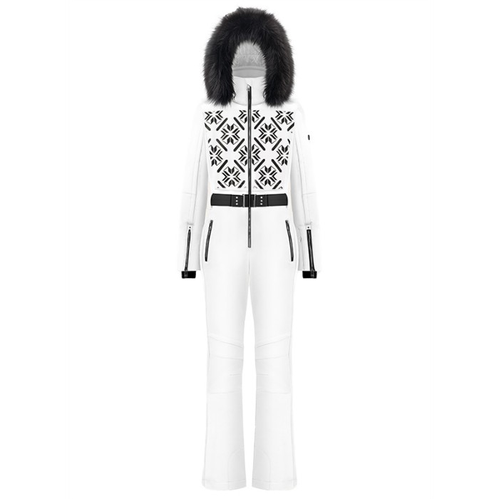 Poivre Blanc Women's Overall Ski Strech White SNOW WEAR