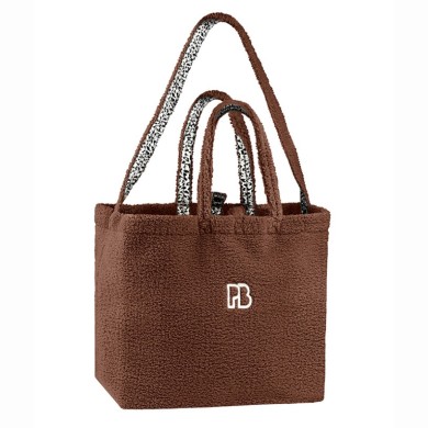 Poivre Blanc Γυναικεία Sherpa Tote Bag ΑΞΕΣΟΥΑΡ
