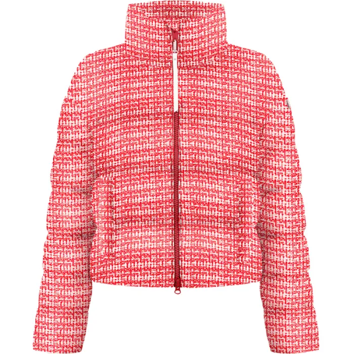 Poivre Blanc Women's Ski Jacket Synthetic Down Tweed Scarlet SNOW WEAR
