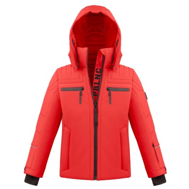 Poivre Blanc Boys Reflective Ski Jacket Red Jackets