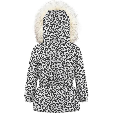 Poivre Blanc Baby Girl Ski Jacket with Leopard Print Jackets Poivre Blanc Baby Girl Ski Jacket with Leopard Print Jackets