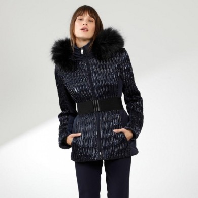 Poivre Blanc Women's Hybrid Belted Ski Jacket Poivre Blanc Women's Hybrid Belted Ski Jacket