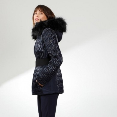 Poivre Blanc Women's Hybrid Belted Ski Jacket Poivre Blanc Women's Hybrid Belted Ski Jacket