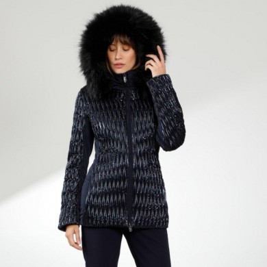 Poivre Blanc Women's Hybrid Belted Ski Jacket Poivre Blanc Women's Hybrid Belted Ski Jacket