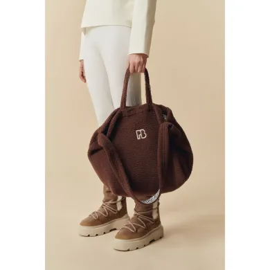 Poivre Blanc Γυναικεία Sherpa Tote Bag ΑΞΕΣΟΥΑΡ