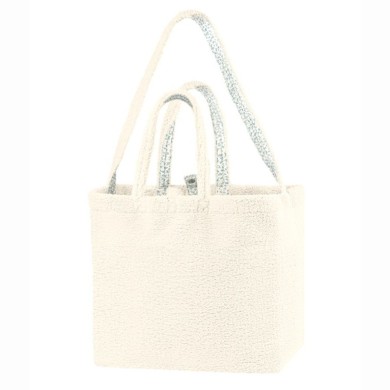 Poivre Blanc Γυναικεία Sherpa Tote Bag ΑΞΕΣΟΥΑΡ