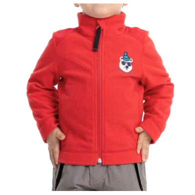 POIVRE BLANC BBBY FLEECE SWEATER RED POIVRE BLANC BBBY FLEECE SWEATER RED