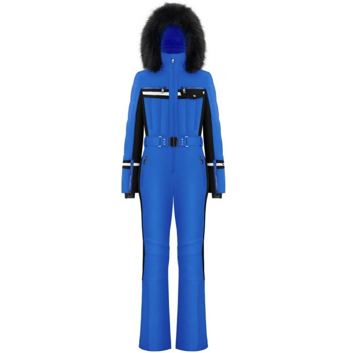 Poivre Blanc Women's Ski Overall Blue