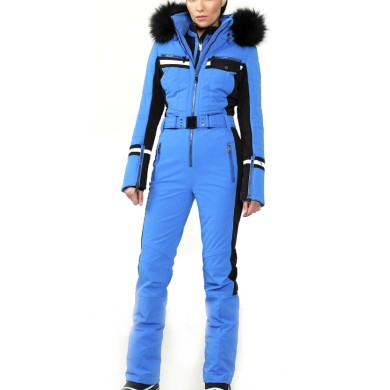 Poivre Blanc Women's Ski Overall Blue