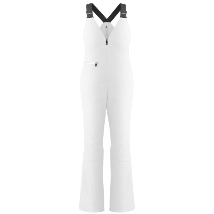 Poivre Blanc Womens Strech Ski Pants Bib White