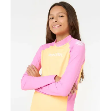 Rip Curl Girls L/S Rashguard Classic Surf BEACH WEAR