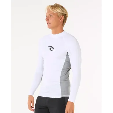 Rip Curl Men's Long Sleeve Rushguard Waves UPF Perf BEACH WEAR