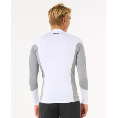 Rip Curl Men's Long Sleeve Rushguard Waves UPF Perf BEACH WEAR