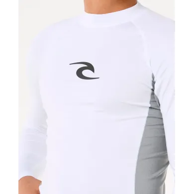 Rip Curl Men's Long Sleeve Rushguard Waves UPF Perf BEACH WEAR