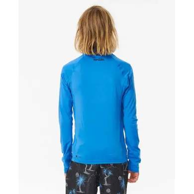 Rip Curl Kids Long Sleeve Rushguard Brand Wave UPF BEACH WEAR