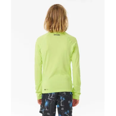 Rip Curl Kids Long Sleeve Rushguard Brand Wave UPF BEACH WEAR