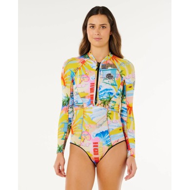 Rip Curl Women's Wetsuit G-Bomb 1,5mm L/S FZ Full Spring WATER SPORTS