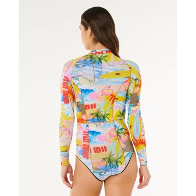 Rip Curl Women's Wetsuit G-Bomb 1,5mm L/S FZ Full Spring WATER SPORTS