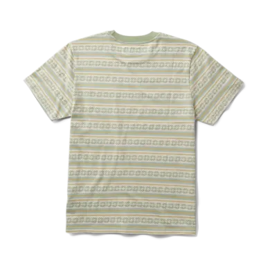 Roark Revival Men's Short Sleeve T-Shirt Jacquard Crew 