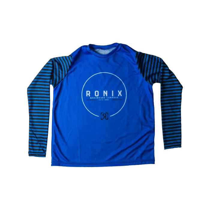 Ronix Youth Rushguard Boy's UV Shade Wick Dry Long Sleeve Ronix Youth Rushguard Boy's UV Shade Wick Dry Long Sleeve