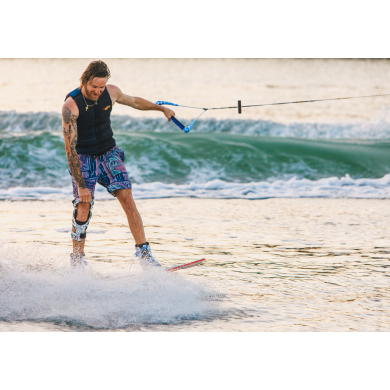 Ronix Wakeboard Handle  RXT - Dyneema BarLock Handle - Lycra/Hide Grip 1.3 in. WATER SPORTS