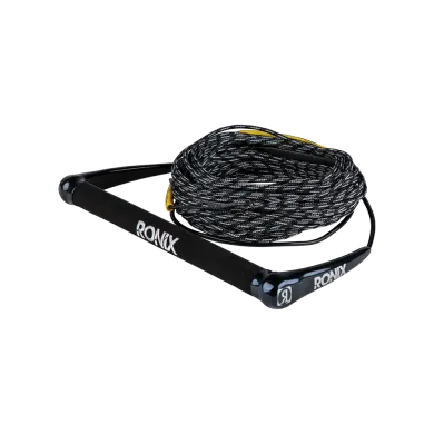 Ronix Handle Combo 4.0 - Hide Grip 1.15 in. Dia. w/75 ft. 5-Sect. Solin Rope WATER SPORTS