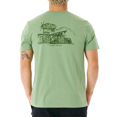 Rip Curl S/S T-Shirt Keep On Trucking Tee Rip Curl S/S T-Shirt Keep On Trucking Tee