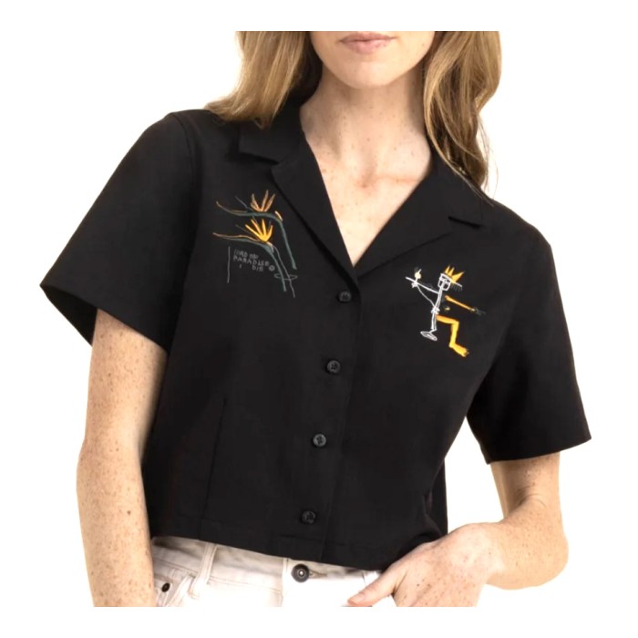 Roark Revival Wns S/S Shirt Camp Basquiat