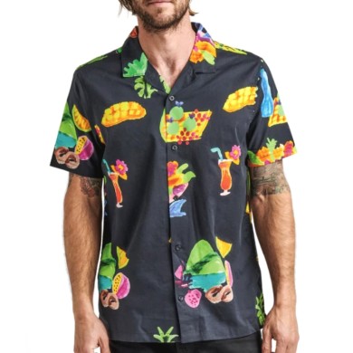 Roark Revival Men's Short Sleeve Shirt Gonzo Tahiti Treat STREET WEAR