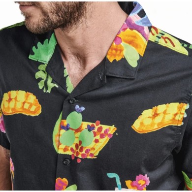 Roark Revival Men's Short Sleeve Shirt Gonzo Tahiti Treat STREET WEAR