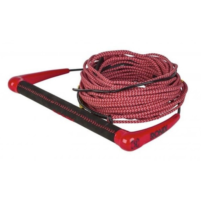 Ronix Handle Combo 3.0 - Hide Grip 1.15 in. Dia. w/70ft. 4-Sect. Hyb. Solin Rope Ronix Handle Combo 3.0 - Hide Grip 1.15 in. Dia. w/70ft. 4-Sect. Hyb. Solin Rope