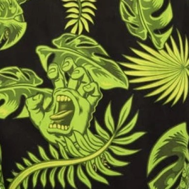 Santa Cruz Men's Short Sleeve Shirt Cabana STREET WEAR Santa Cruz Men's Short Sleeve Shirt Cabana STREET WEAR