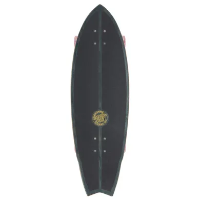 Santa Cruz Cruzer Complete Glow Dot Shark Carver SKATE
