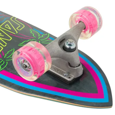 Santa Cruz Cruzer Complete Glow Dot Shark Carver SKATE