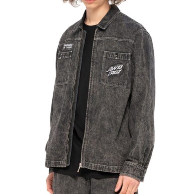 Santa Cruz Shirt Oval Dot Mono Crime STREET WEAR