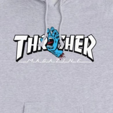 Santa Cruz x Thrasher Αντρικό Φούτερ Thrasher Screaming Logo ΡΟΥΧΑ ΠΟΛΗΣ