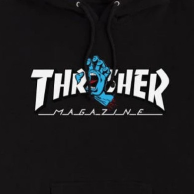 Santa Cruz x Thrasher Αντρικό Φούτερ Thrasher Screaming Logo ΡΟΥΧΑ ΠΟΛΗΣ