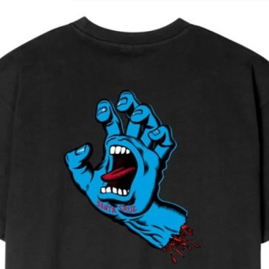 Santa Cruz S/S T-Shirt Screaming Hand Chest T-shirt / Tanks